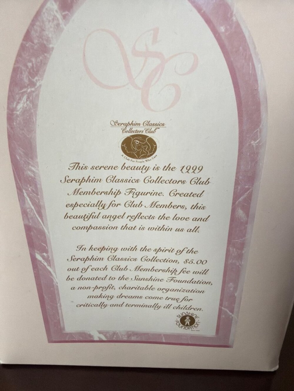 1999 Seraphim Classics "Eve" Tender Heart Rabbits Collectors Club Figurine w/Box - Picture 12 of 14